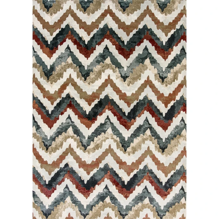 Dynamic Rugs MELODY Multi 985018 5ft. 3in. x 7ft. 7in. Rect. Rug