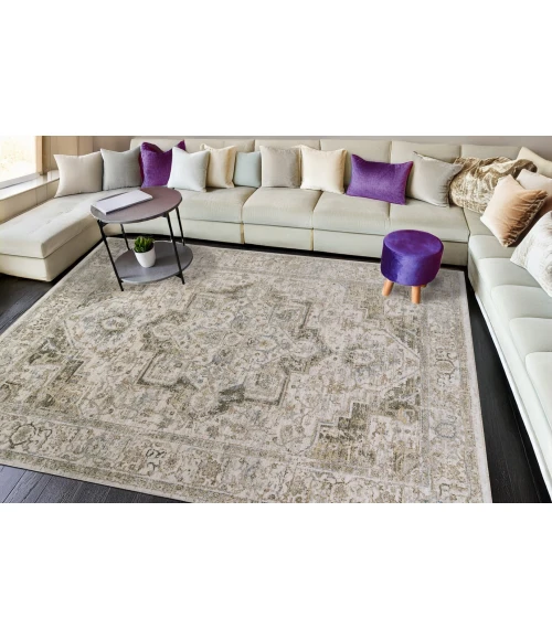 Dynamic Rugs MILANO Grey/Beige 12501 5ft. 3in. x 7ft. 10in. Rect. Rug