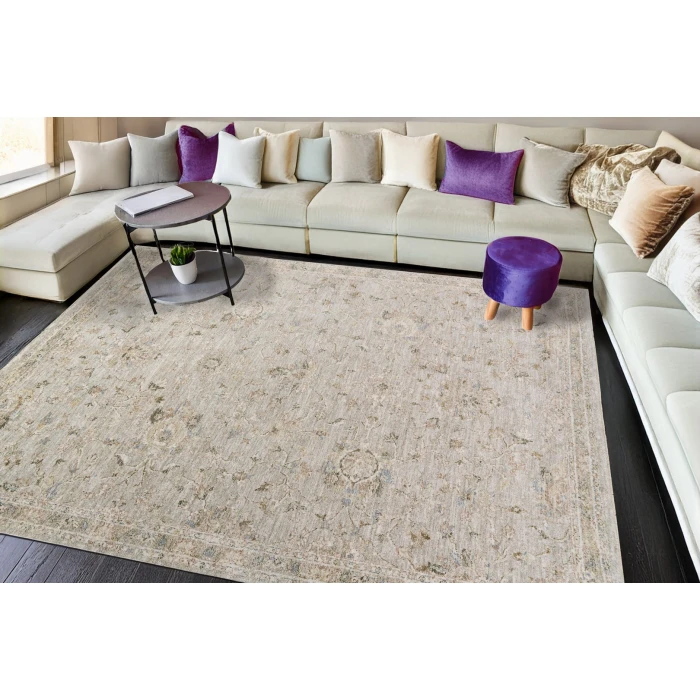 Dynamic Rugs MILANO Grey/Light Grey/Beige 12502 2ft. 7in. x 4ft. 11in. Rect. Rug