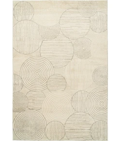 Dynamic Rugs MONROE Ivory/Grey 9815 6ft. 7in. x 9ft. 2in. Rect. Rug
