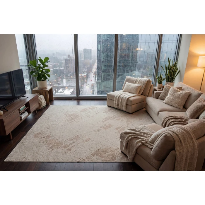 Dynamic Rugs MONTROSE Cream/Beige 1781 3ft. 11in. x 5ft. 6in. Rect. Rug