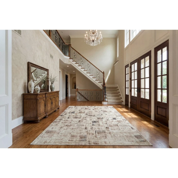 Dynamic Rugs MONTROSE Beige/Cream 1783 9ft. 2in. x 12ft. Rect. Rug