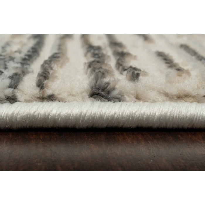 Dynamic Rugs MONTROSE Cream/Beige/Grey 1784 6ft. 7in. x 9ft. 6in. Rect. Rug