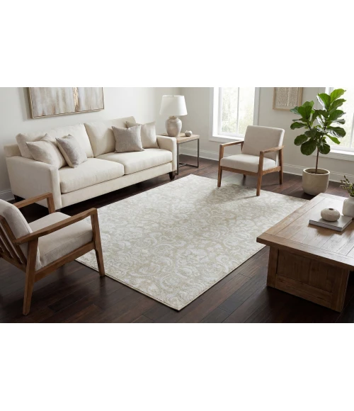 Dynamic Rugs MYSTERIO Ivory 1217 7ft. 10in. x 10ft. 10in. Rect. Rug
