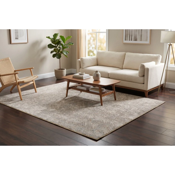 Dynamic Rugs MYSTERIO Silver 1217 7ft. 10in. x 10ft. 10in. Rect. Rug