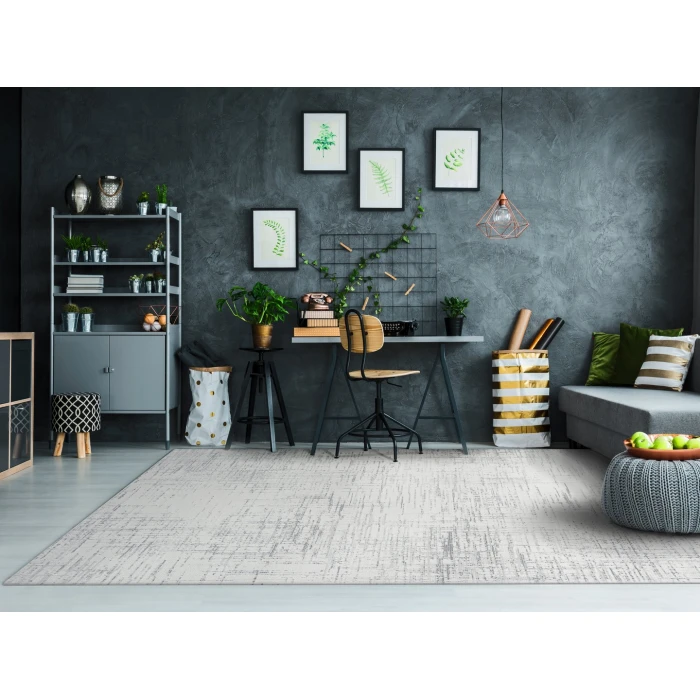 Dynamic Rugs MYSTERIO Silver 12189 2ft. x 3ft. 11in. Rect. Rug