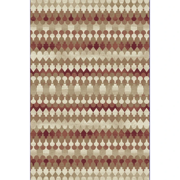 Dynamic Rugs MELODY Red 985016 7ft. 10in. x 10ft. 10in. Rect. Rug