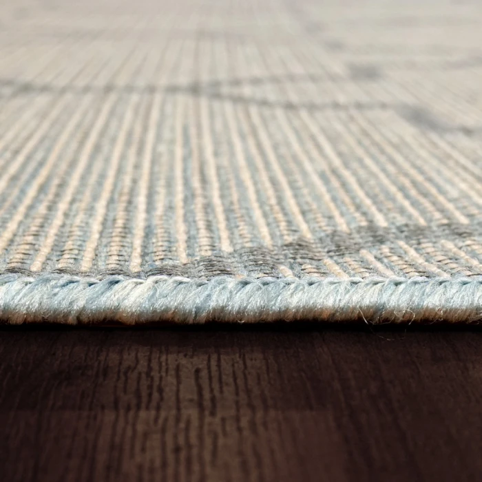 Dynamic Rugs NEWPORT Blue 96003 7ft. 10in. x 10ft. 10in. Rect. Rug
