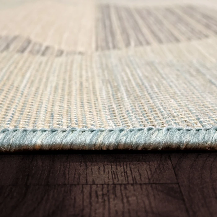 Dynamic Rugs NEWPORT Blue/Ivory 96004 3ft. 11in. x 5ft. 7in. Rect. Rug