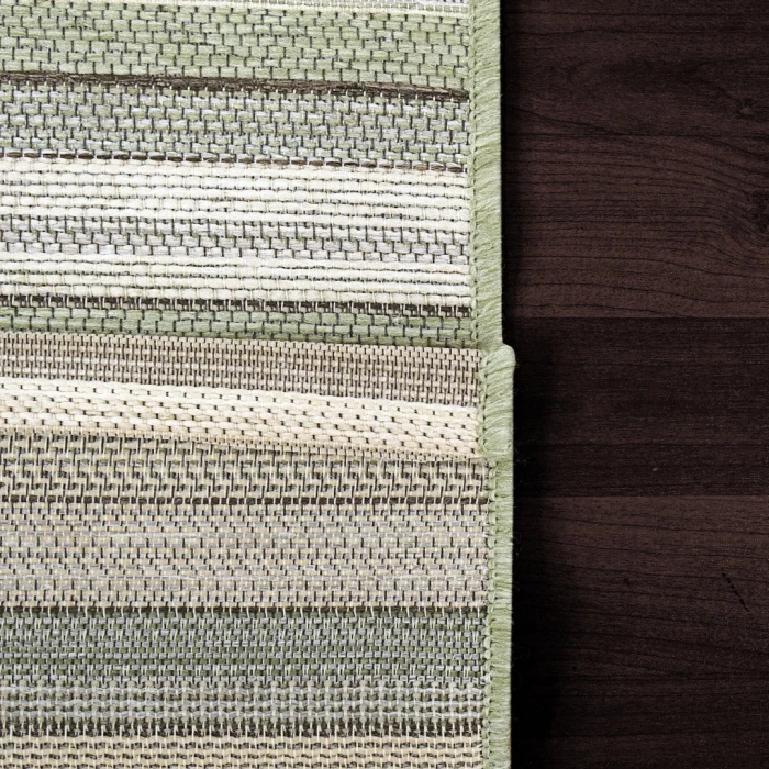 Dynamic Rugs NEWPORT Green/Ivory 96005 2ft. 2in. x 7ft. 7in. Rect. Rug