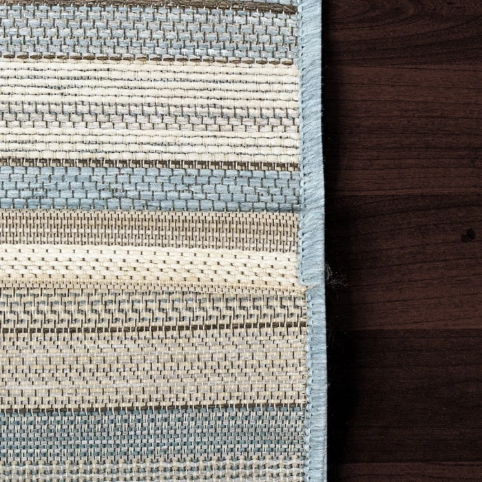 Dynamic Rugs NEWPORT Ivory/Blue 96005 3ft. 11in. x 5ft. 7in. Rect. Rug