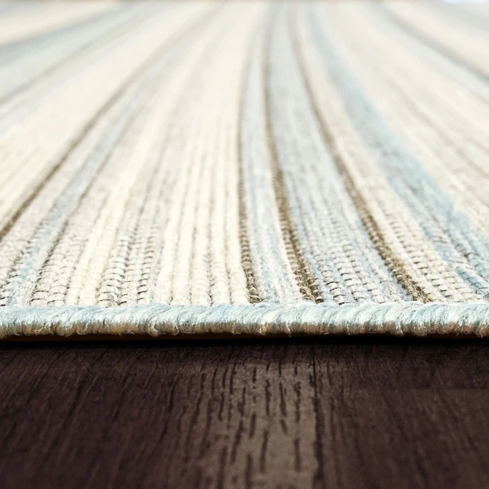 Dynamic Rugs NEWPORT Ivory/Blue 96005 3ft. 11in. x 5ft. 7in. Rect. Rug