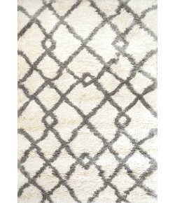 Dynamic Rugs NITRO LUX Ivory/Light Grey 6361 7ft. 10in. x 10ft. 10in. Rect. Rug