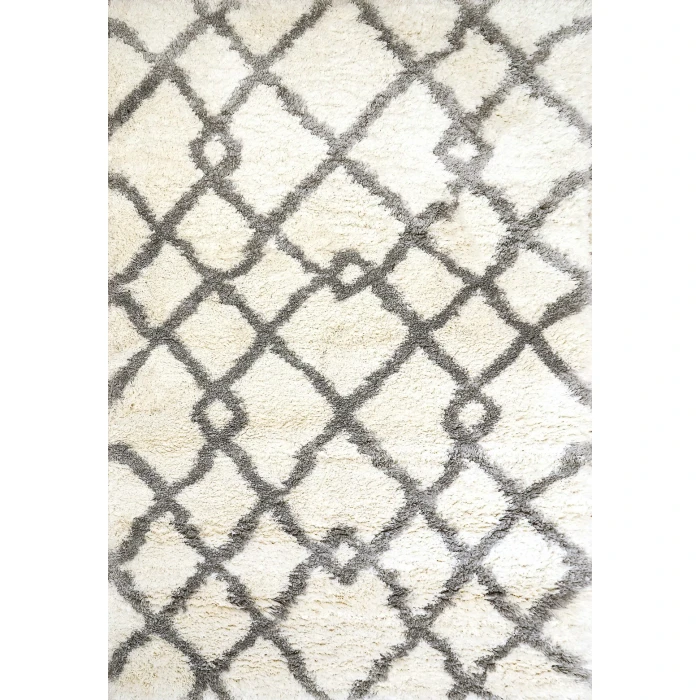 Dynamic Rugs NITRO LUX Ivory/Light Grey 6361 2ft. 7in. x 5ft. Rect. Rug