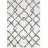 Dynamic Rugs NITRO LUX Ivory/Blue 6361 2ft. 7in. x 5ft. Rect. Rug