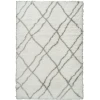 Dynamic Rugs NORDIC White/Silver 7431 2ft. 7in. x 5in. Rect. Rug