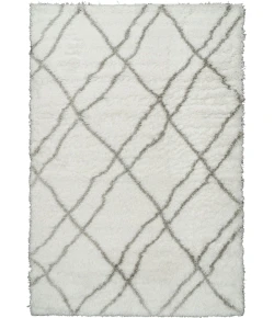 Dynamic Rugs NORDIC White/Silver 7431 7ft. 5in. x 10ft. 6in. Rect. Rug