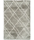 Dynamic Rugs NORDIC Silver/White 7431 2ft. 7in. x 5in. Rect. Rug