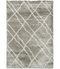 Dynamic Rugs NORDIC Silver/White 7431 2ft. 7in. x 5in. Rect. Rug