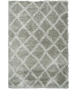 Dynamic Rugs NORDIC Silver/White 7432 2ft. 7in. x 5ft. Rect. Rug