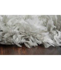 Dynamic Rugs NORDIC Silver/White 7432 2ft. 7in. x 5ft. Rect. Rug