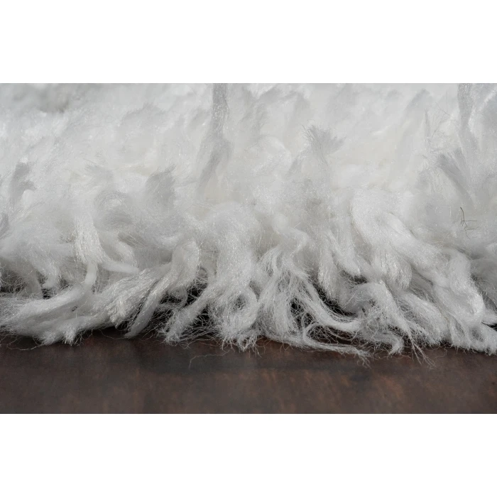 Dynamic Rugs NORDIC Silver/White 7434 5ft. 1in. x 7ft. 2in. Rect. Rug