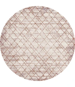 Dynamic Rugs OBSESSION Beige/Cream 9531 6ft. Round Rug