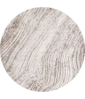 Dynamic Rugs OBSESSION Cream/Taupe 9537 5ft. 2in. Round Rug