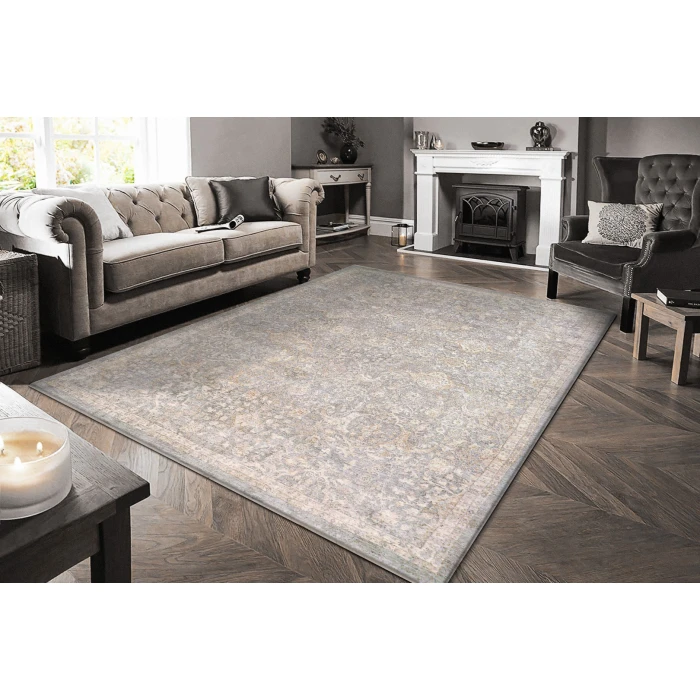 Dynamic Rugs OCTO Grey/Beige 6907 5ft. 3in. x 7ft. 7in. Rect. Rug