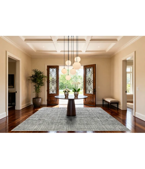 Dynamic Rugs OLIVIA Grey 12730 6ft. 7in. x 9ft. 6in. Rect. Rug