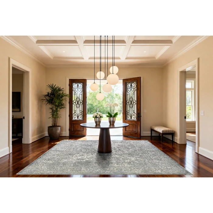 Dynamic Rugs OLIVIA Grey/Light Grey 12731 2ft. 7in. x 4ft. 11in. Rect. Rug