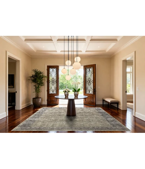 Dynamic Rugs OLIVIA Beige/Brown 12733 6ft. 7in. x 9ft. 6in. Rect. Rug