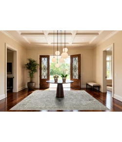 Dynamic Rugs OLIVIA Grey/Beige 12733 9ft. x 12ft. 6in. Rect. Rug