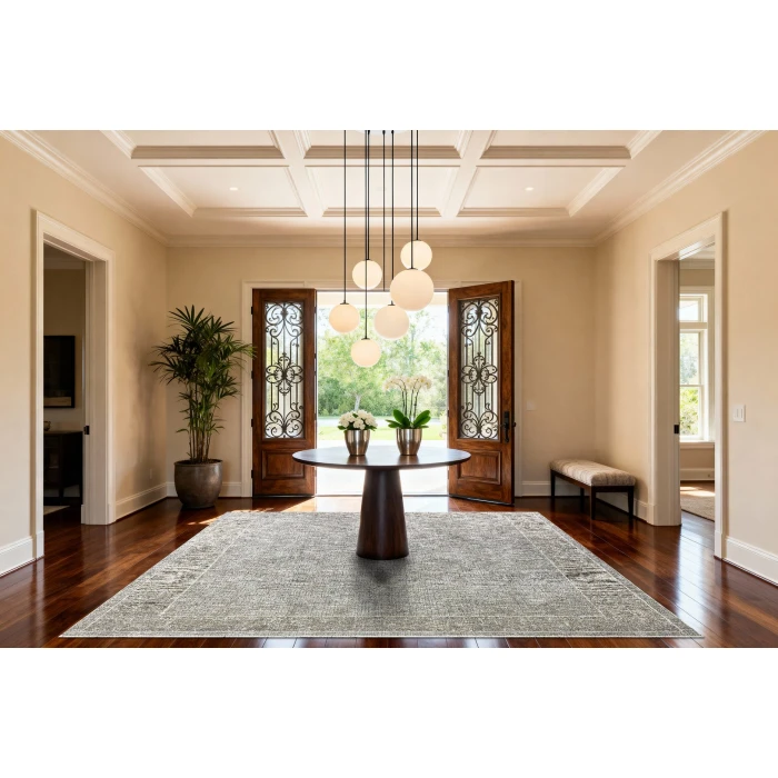 Dynamic Rugs OLIVIA Grey/Beige 12733 2ft. 7in. x 4ft. 11in. Rect. Rug
