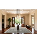 Dynamic Rugs OLIVIA Anthracite/Ivory 12734 7ft. 10in. x 10in. Rect. Rug