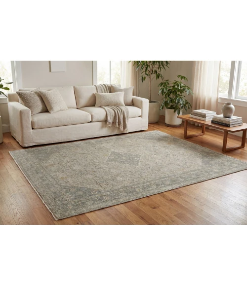 Dynamic Rugs PACIFIC Grey/Ivory 15942 7ft. 10in. x 10in. Rect. Rug