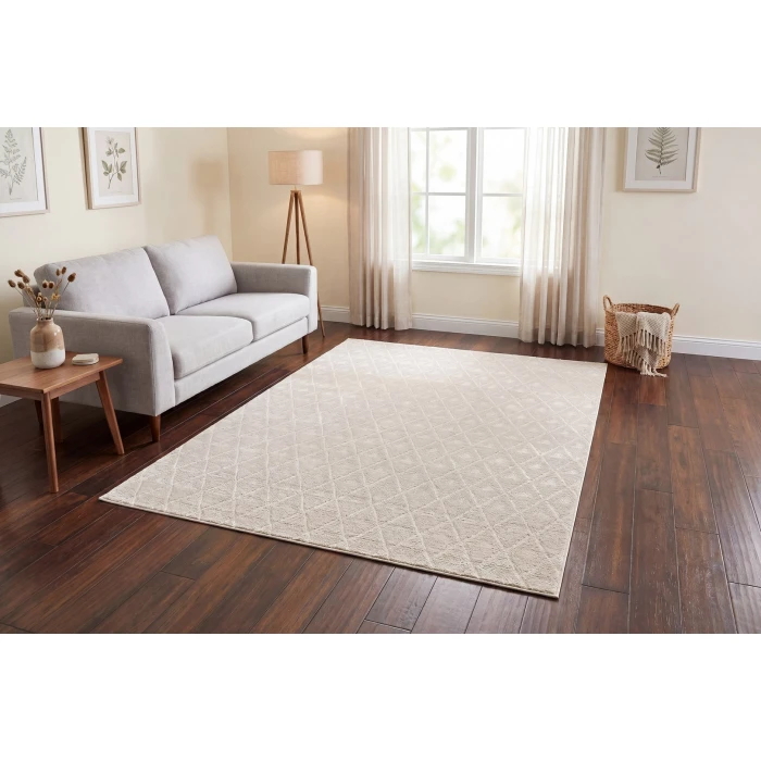 Dynamic Rugs PENTA Cream 6322 9ft. 2in. x 12ft. Rect. Rug
