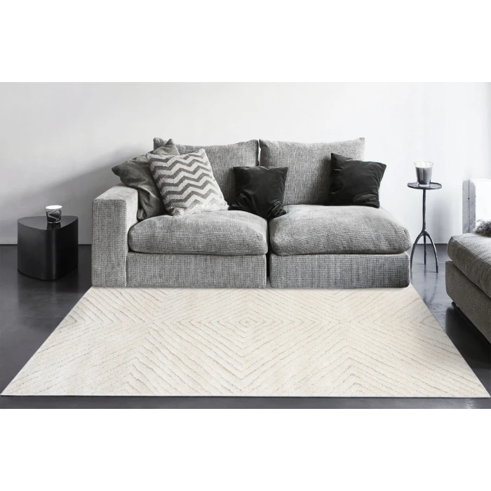 Dynamic Rugs PIKE Light Grey/Grey 11200 5ft. 2in. x 7ft. Rect. Rug