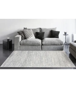 Dynamic Rugs PIKE Grey/Dark Grey 11200 5ft. 2in. x 7ft. Rect. Rug