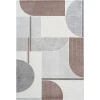 Dynamic Rugs POLARIS Ivory/Grey/Burgundy 46002 2ft. x 3ft. 11in. Rect. Rug