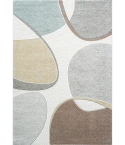 Dynamic Rugs POLARIS Ivory/Multi 46004 7ft. 10in. x 10ft. 10in. Rect. Rug