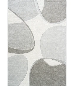 Dynamic Rugs POLARIS Ivory/Grey 46004 7ft. 10in. x 10ft. 10in. Rect. Rug