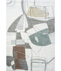 Dynamic Rugs POLARIS Ivory/Multi 46007 7ft. 10in. x 10ft. 10in. Rect. Rug