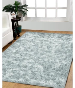 Dynamic Rugs PARADISE Soft Blue 2400 10ft. x 14ft. Rect. Rug