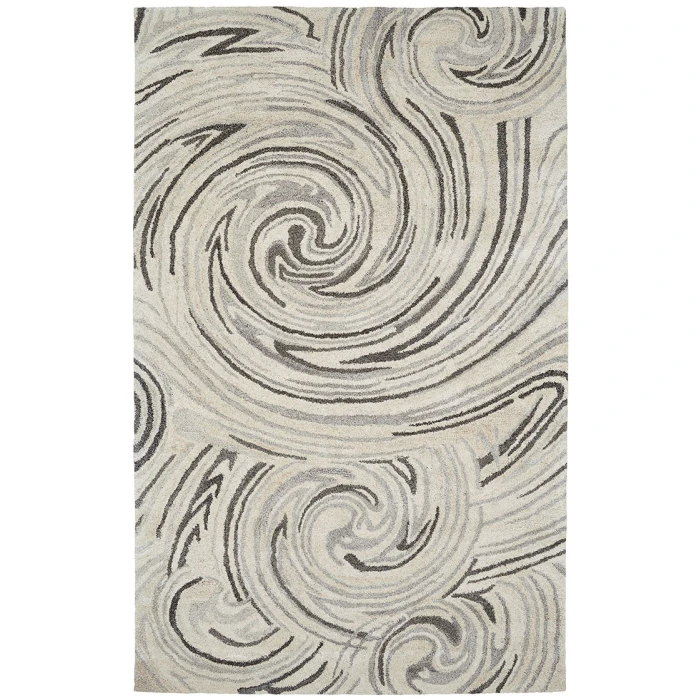 Dynamic Rugs POSH Ivory/Grey 7811 4ft. x 6ft. Rect. Rug