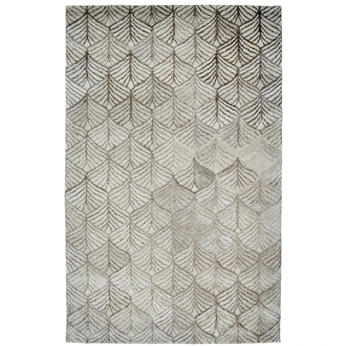 Dynamic Rugs POSH Ivory/Grey 7812 4ft. x 6ft. Rect. Rug
