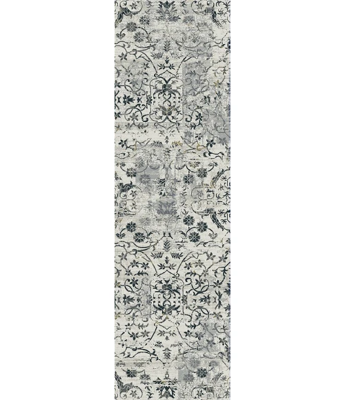 Dynamic Rugs QUARTZ Light Grey 25010 2ft. 2in. x 7ft. 7in. Rect. Rug