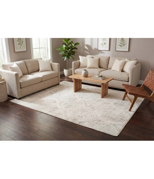 Dynamic Rugs QUARTZ Ivory 26190 2ft. x 3ft. 11in. Rect. Rug
