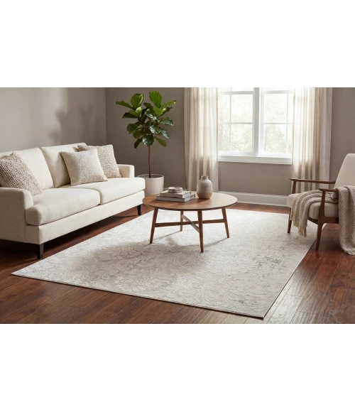 Dynamic Rugs QUARTZ Ivory/Beige 27020 5ft. 3in. x 7ft. 7in. Rect. Rug