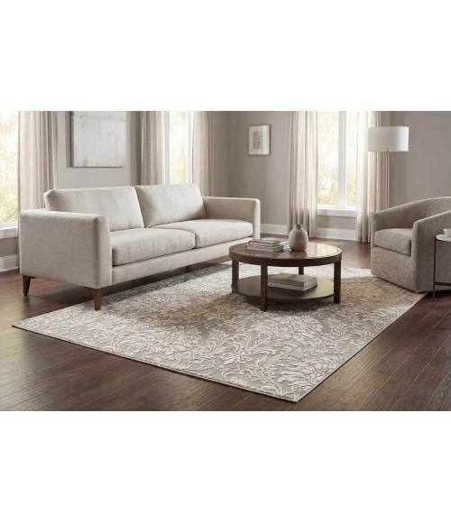 Dynamic Rugs QUARTZ Light Grey 27020 5ft. 3in. x 7ft. 7in. Rect. Rug